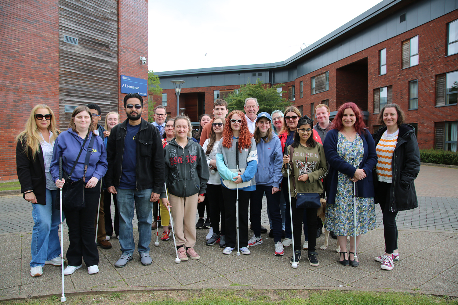 Students visit the University of Worcester to learn more about transition to higher education